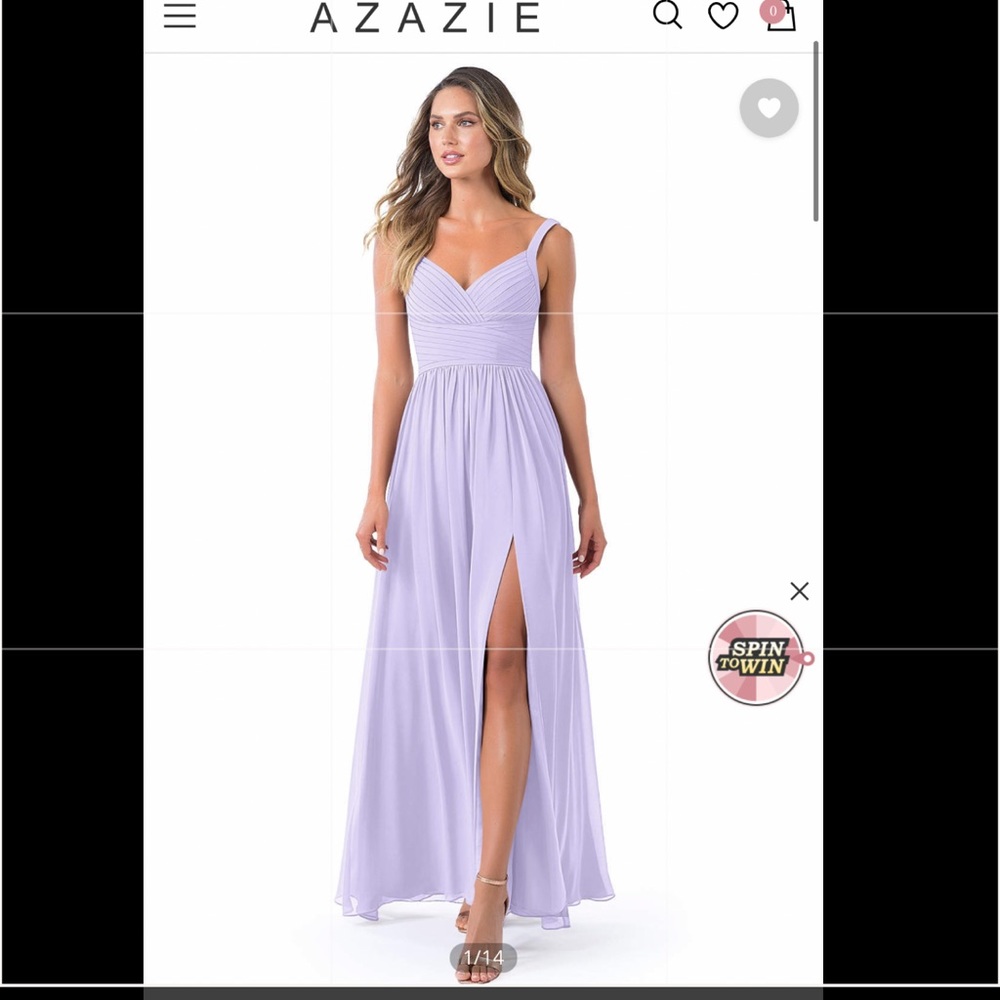 Azazie Lilac Chanel Dress